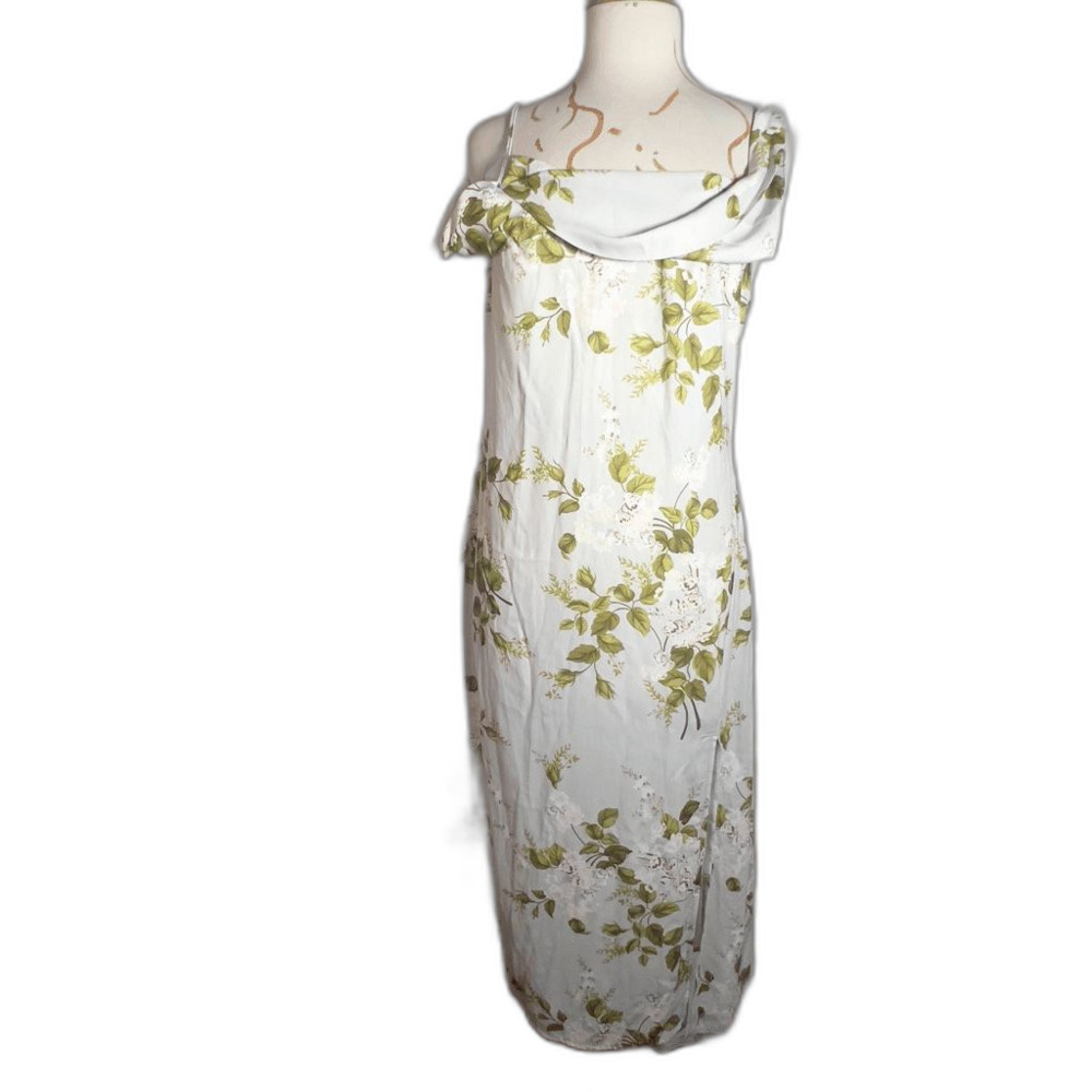 Cider Dress Size 8 NWT Chiffon Asymmetrical Floral Romantic Academia Boho Chic